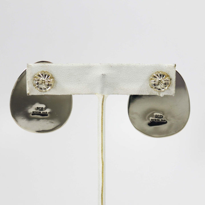 Inlay Earrings by Frank and Charlene Reano - Garland's
