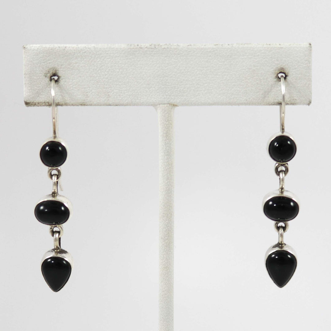 Boucles d'oreilles Onyx