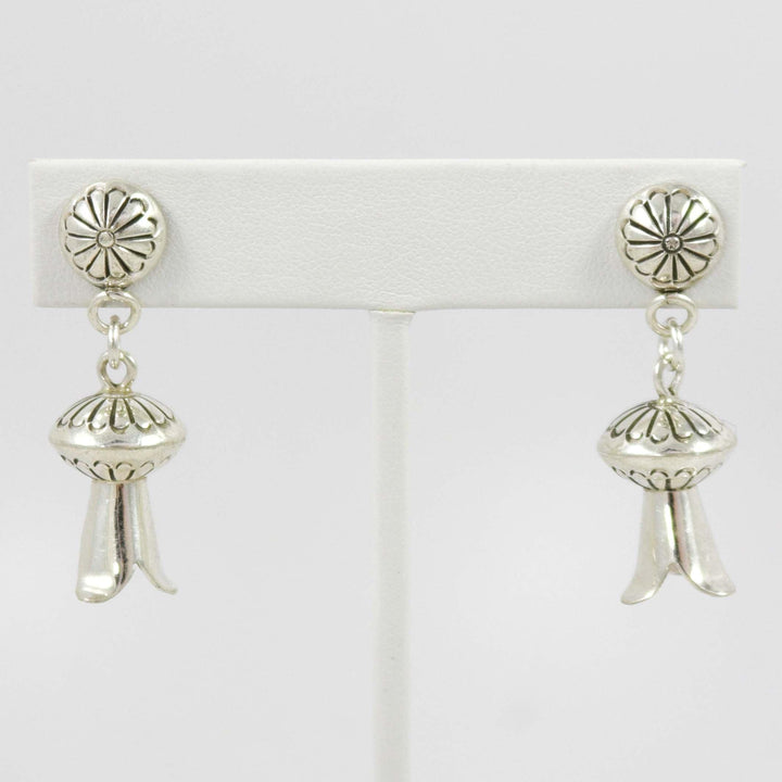 Boucles d’oreilles en perles de fleurs de courge