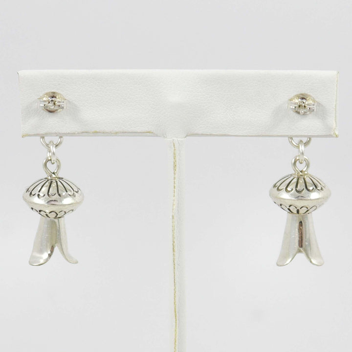 Boucles d’oreilles en perles de fleurs de courge