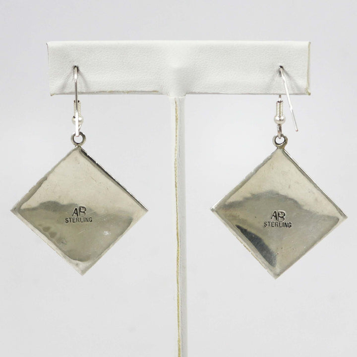 Inlay Earrings by Abraham Begay - Garland's
