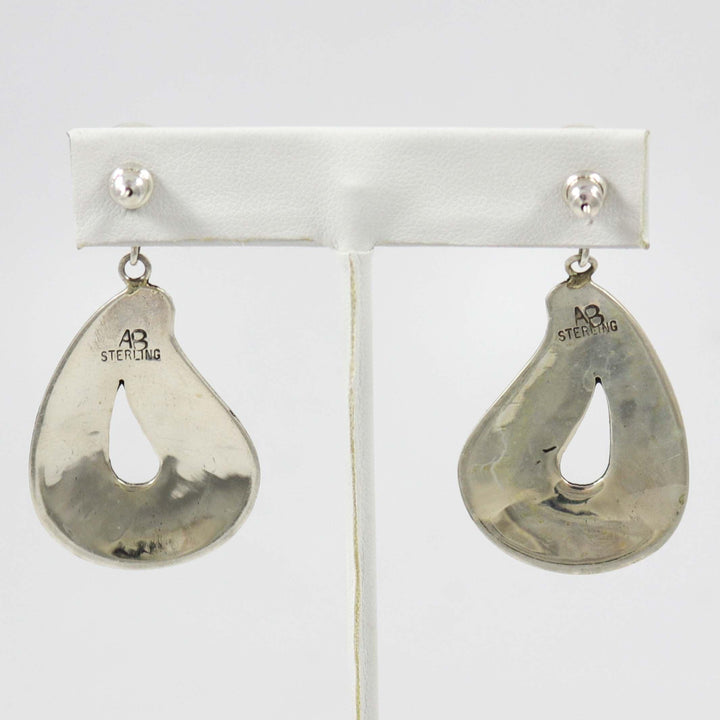 Inlay Earrings by Abraham Begay - Garland's