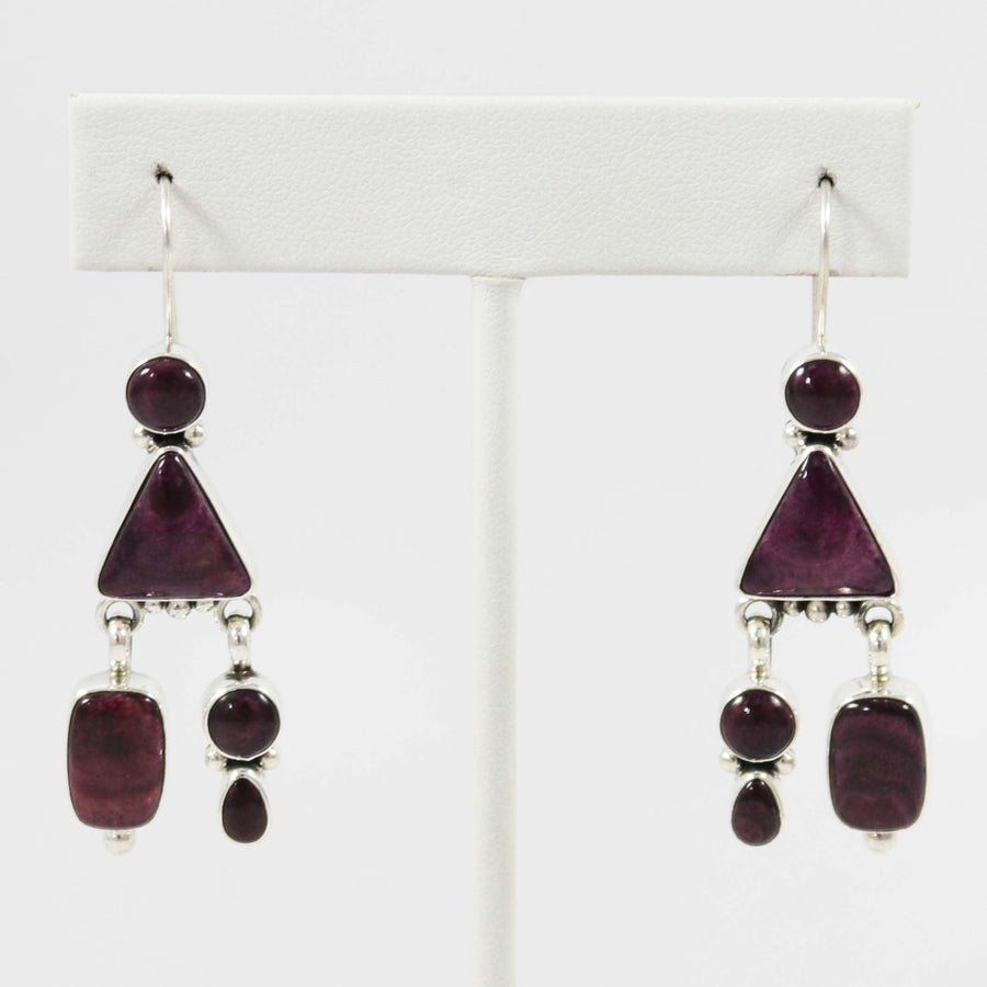 Spiny Oyster Earrings by Dee Nez - Garland's
