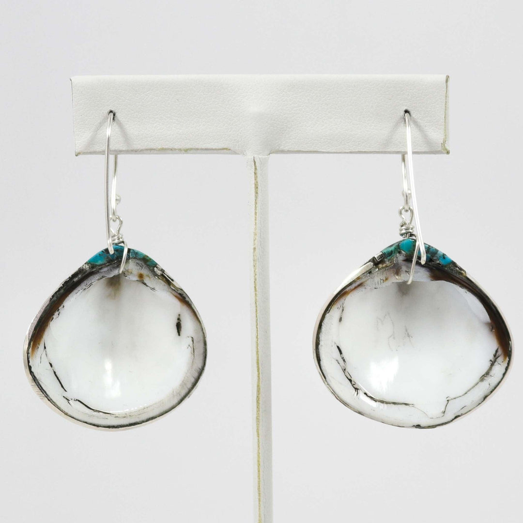 Inlay Earrings by Mary Coriz and John Aguilar - Garland's