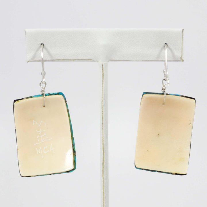 Inlay Earrings by Mary Coriz and John Aguilar - Garland's