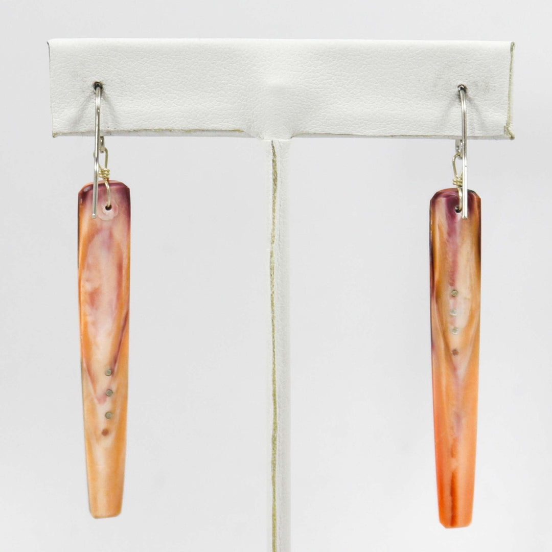 Shell Inlay Earrings by Joe Jr. and Valerie Calabaza - Garland's