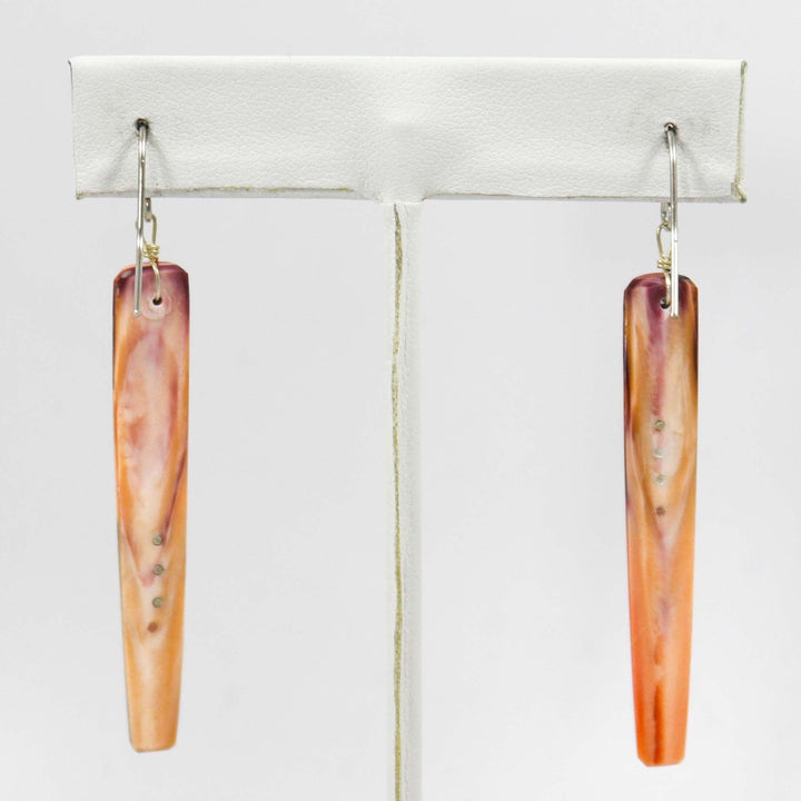 Shell Inlay Earrings by Joe Jr. and Valerie Calabaza - Garland's