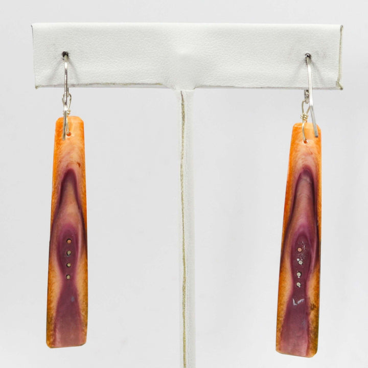 Shell Inlay Earrings by Joe Jr. and Valerie Calabaza - Garland's