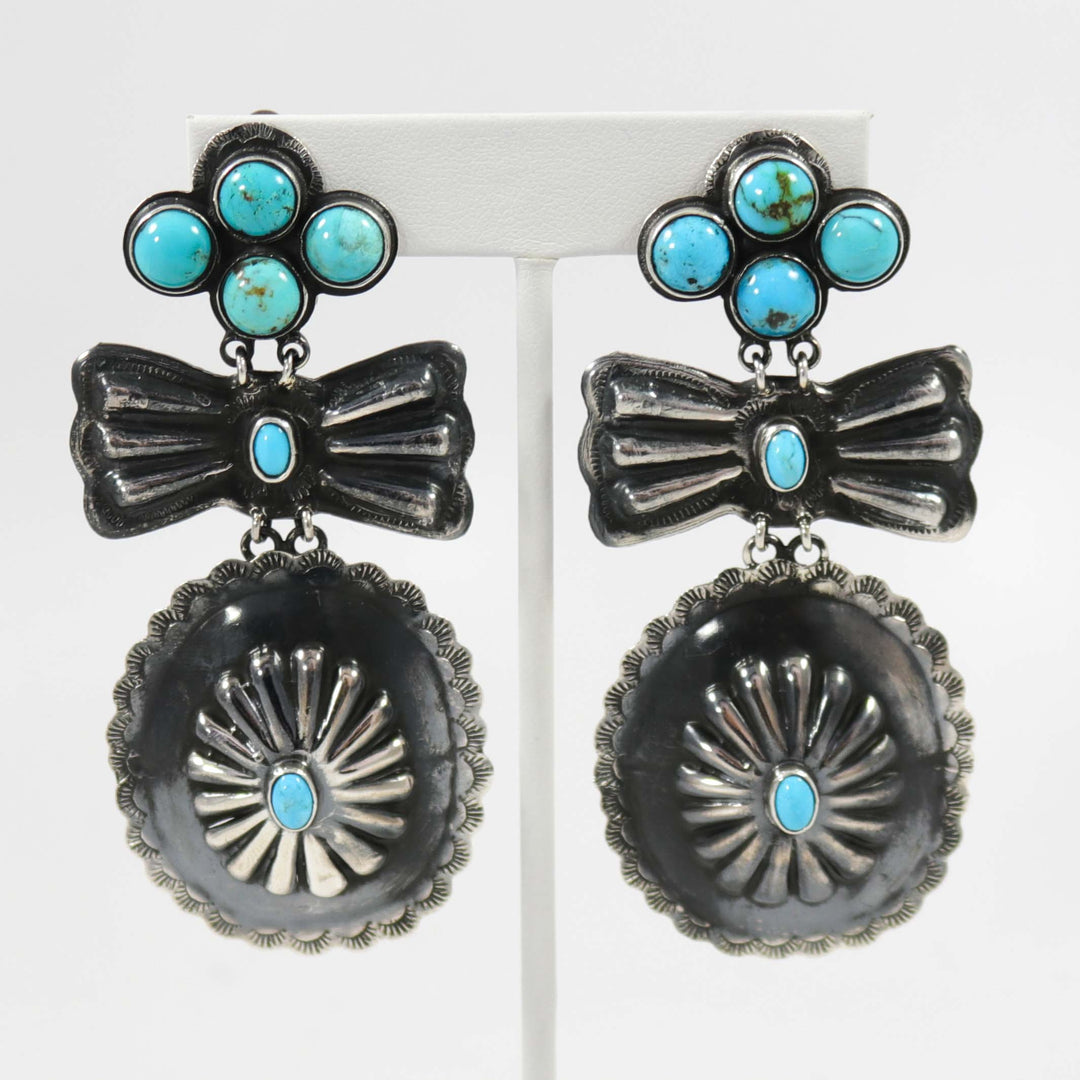 Clip Turquoise Earrings