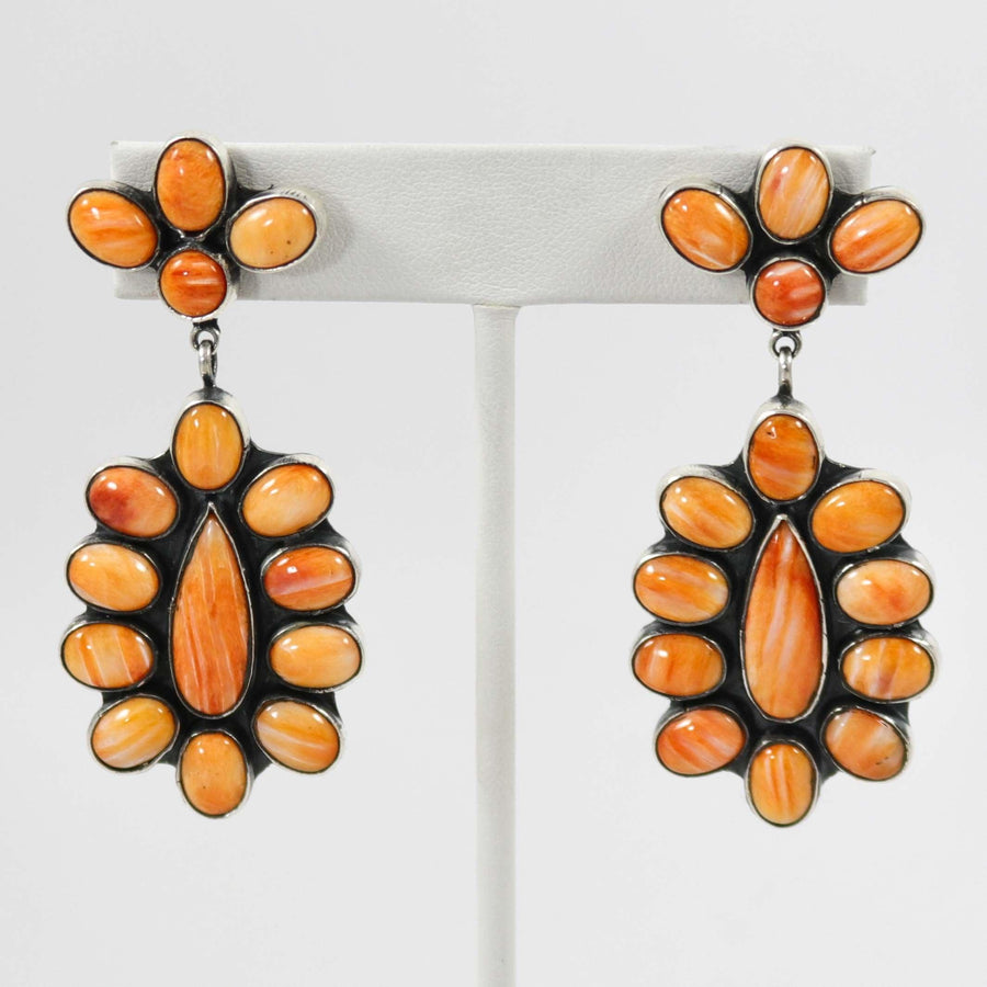 Spiny Oyster Shell Earrings by Federico - Garland's