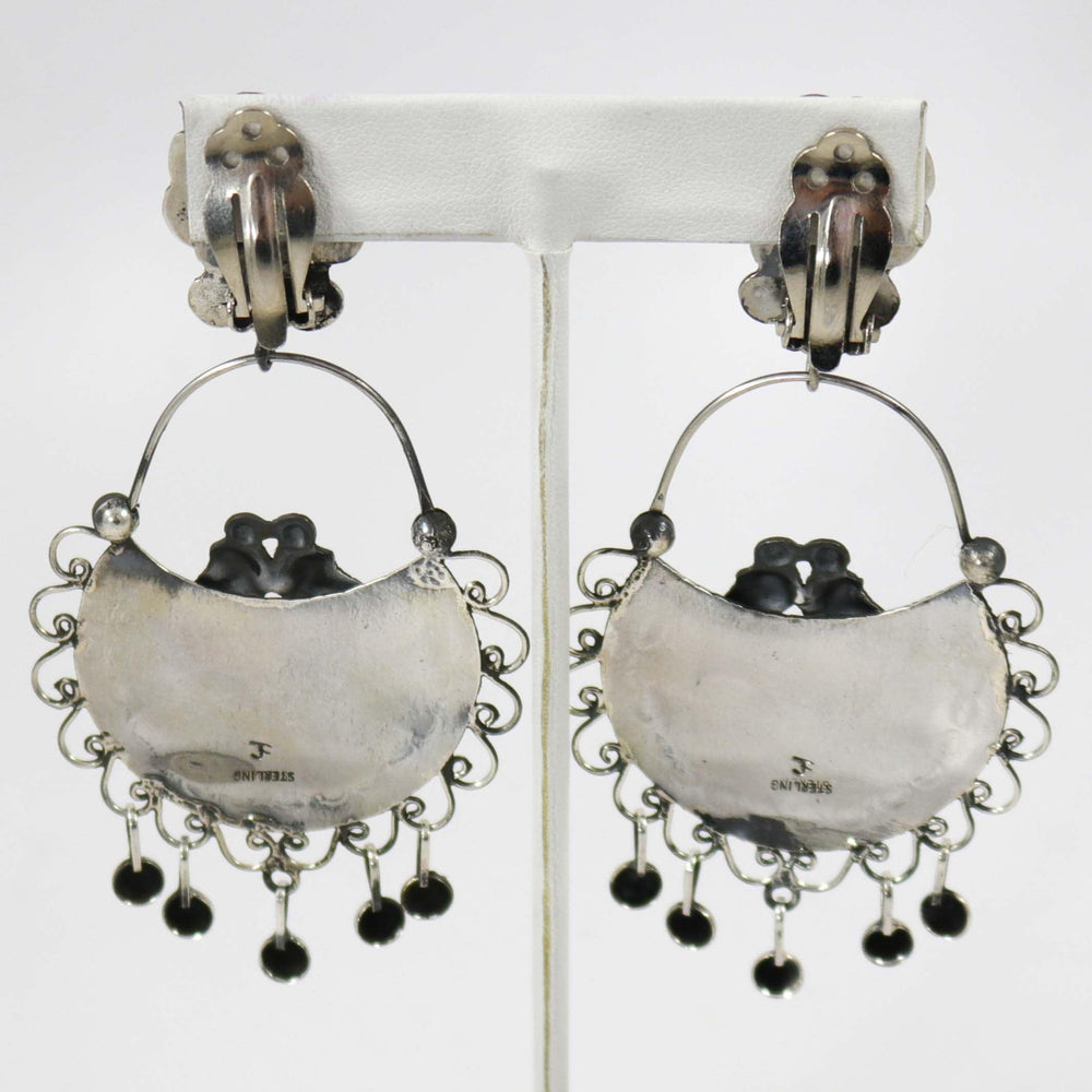 Clip Turquoise Earrings by Federico - Garland's
