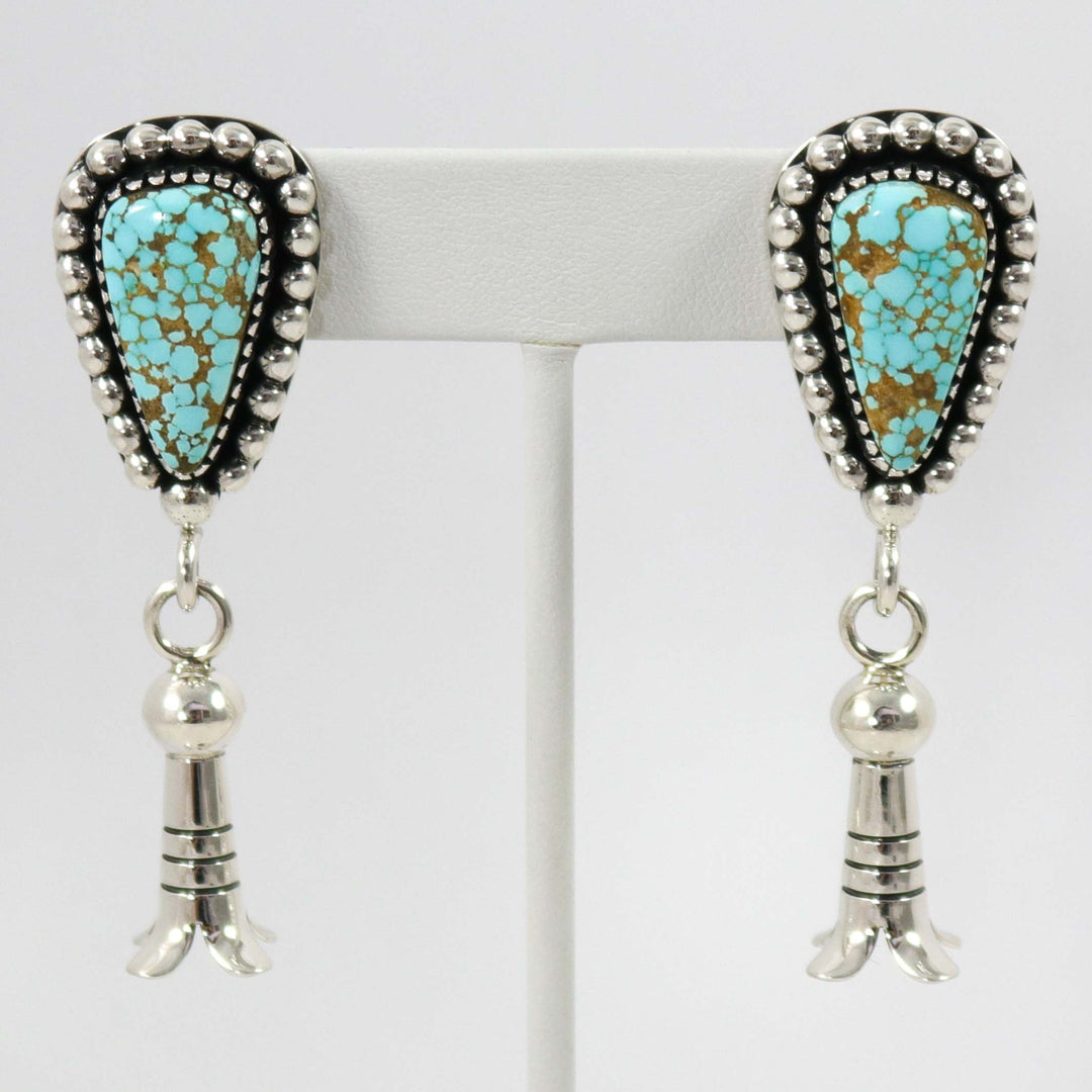 Number Eight Turquoise Earrings