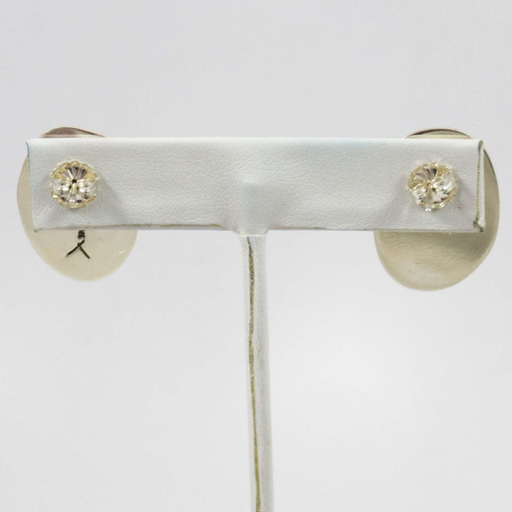 Morenci Turquoise Earrings by Tommy Jackson - Garland's