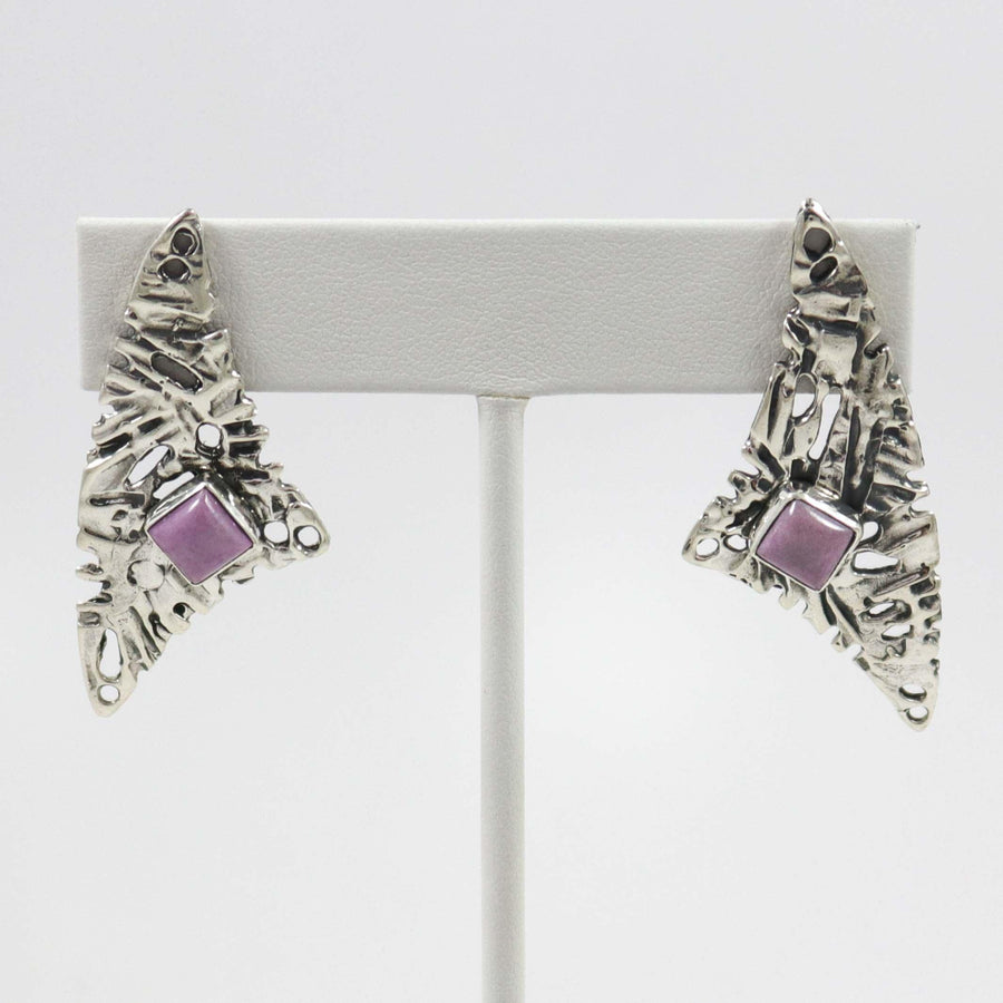 Phosphosiderite Earrings by Noah Pfeffer - Garland's