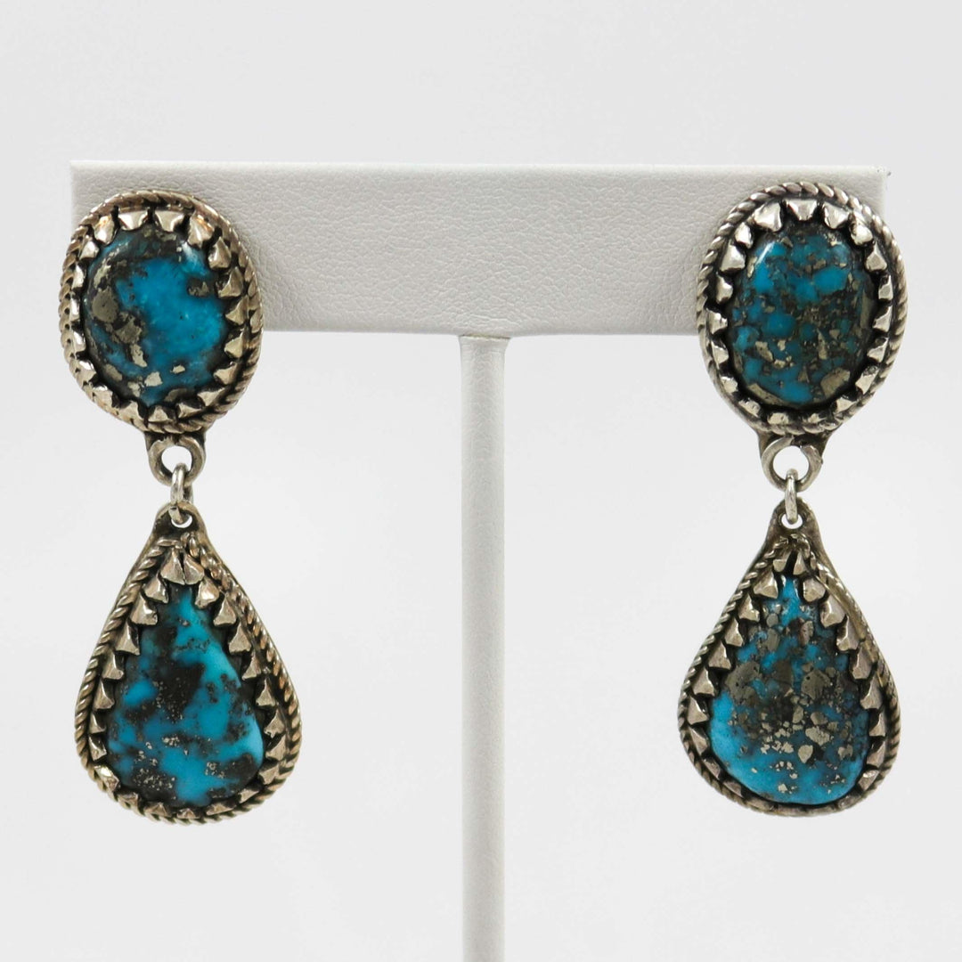 Boucles d'oreilles turquoise persane