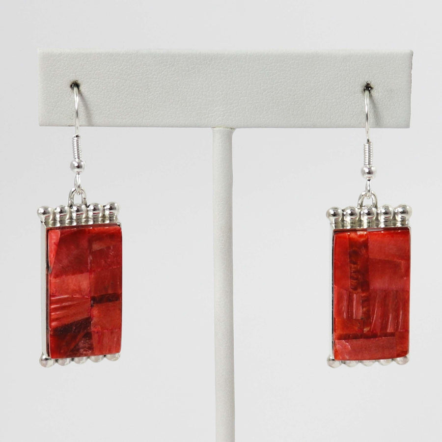 Spiny Oyster Earrings by Bryon Yellowhorse - Garland's