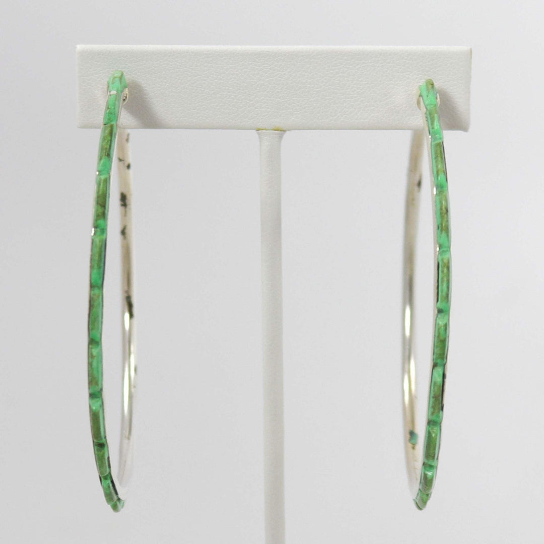 Turquoise Hoop Earrings