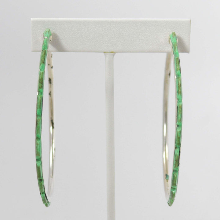 Turquoise Hoop Earrings