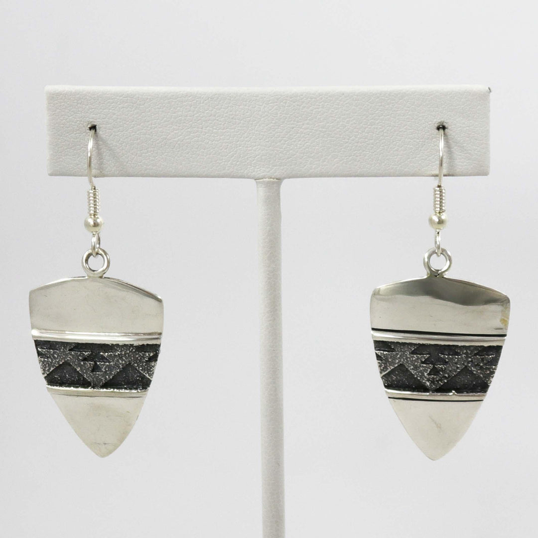Silver Overlay Earrings