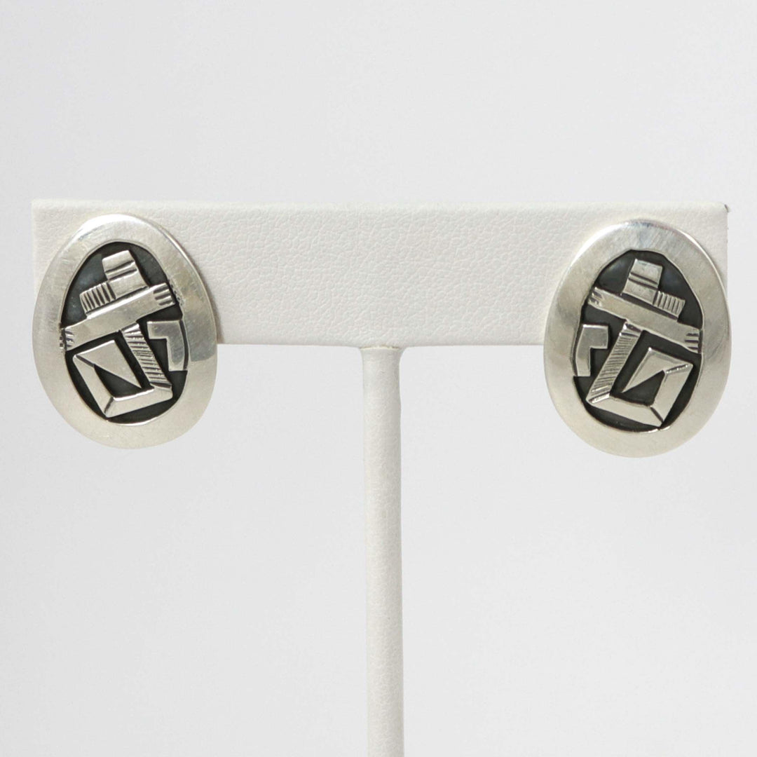 Silver Clip Earrings