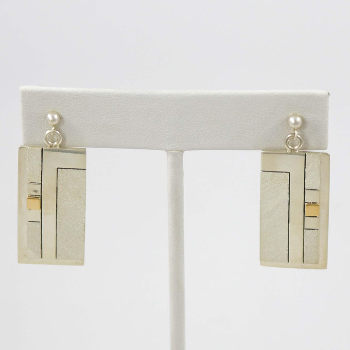 Silver and Gold Waterfall Earrings