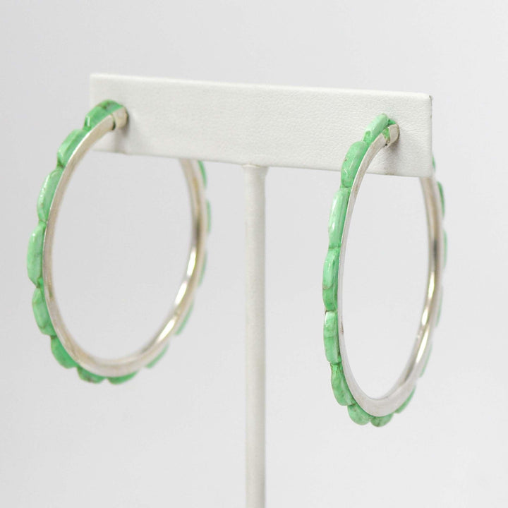 Turquoise Hoop Earrings