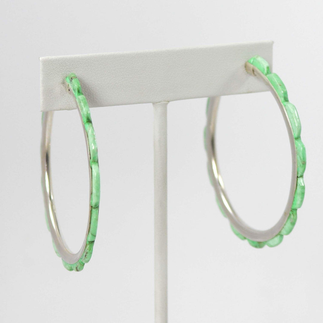 Turquoise Hoop Earrings