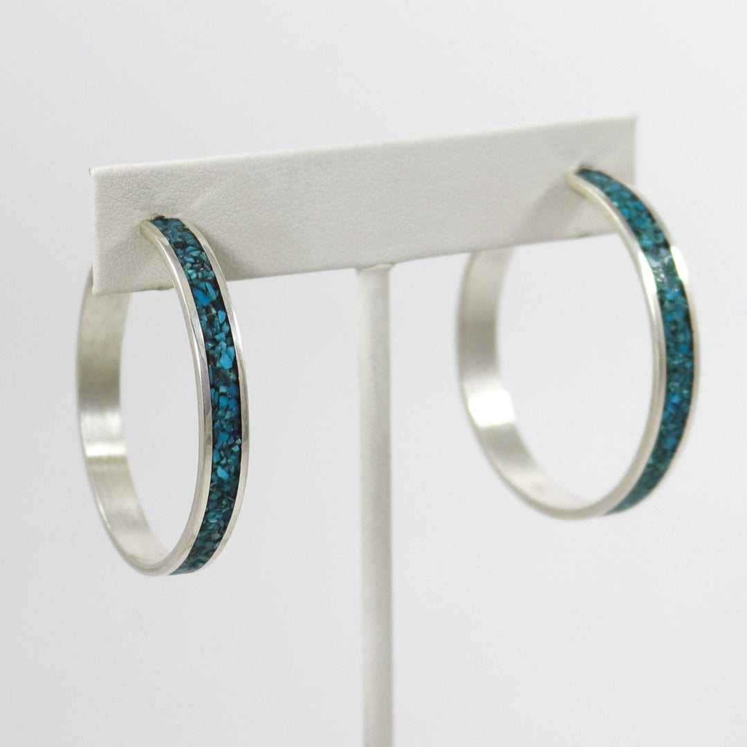 Turquoise Hoop Earrings