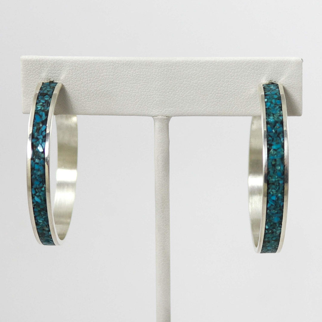 Turquoise Hoop Earrings