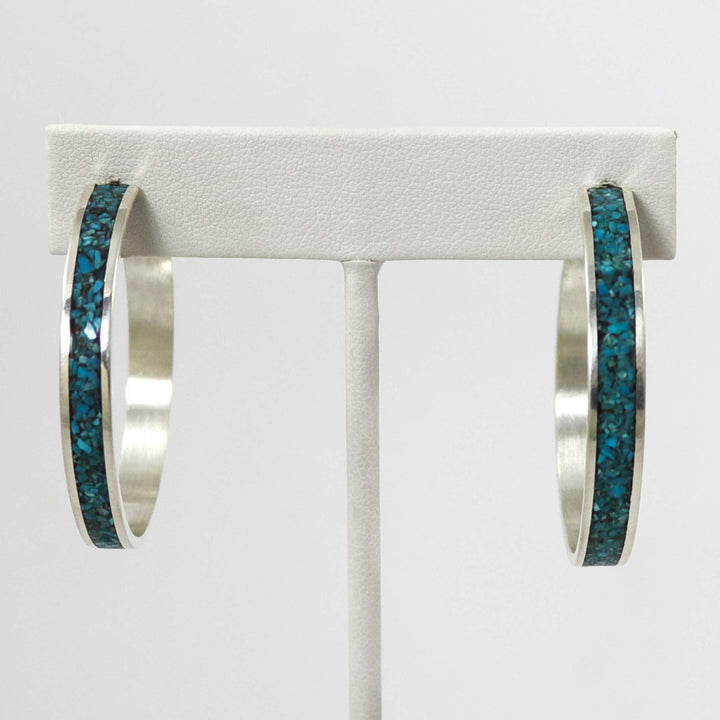 Turquoise Hoop Earrings
