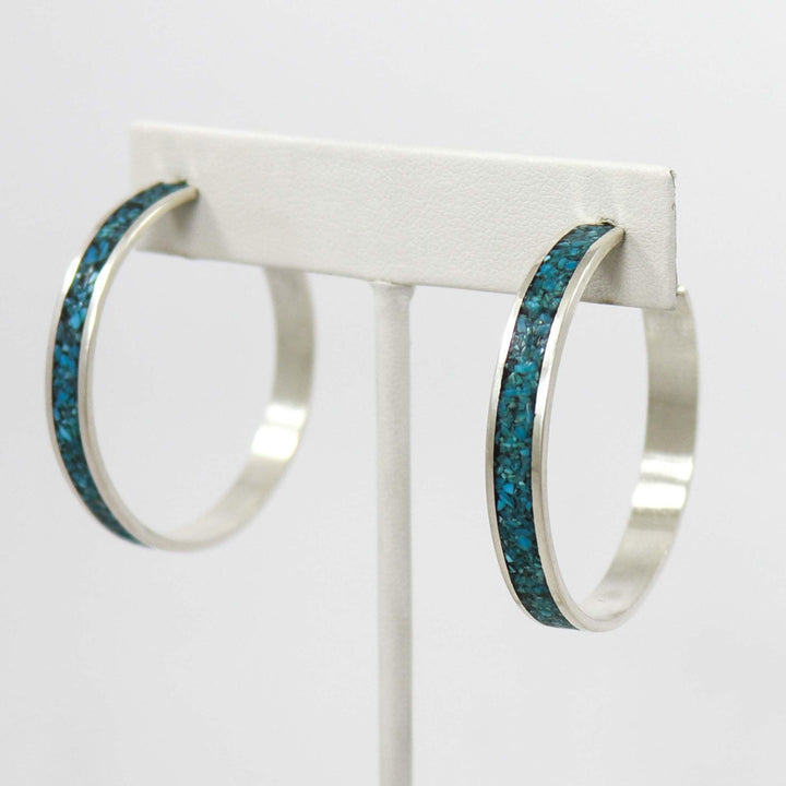 Turquoise Hoop Earrings