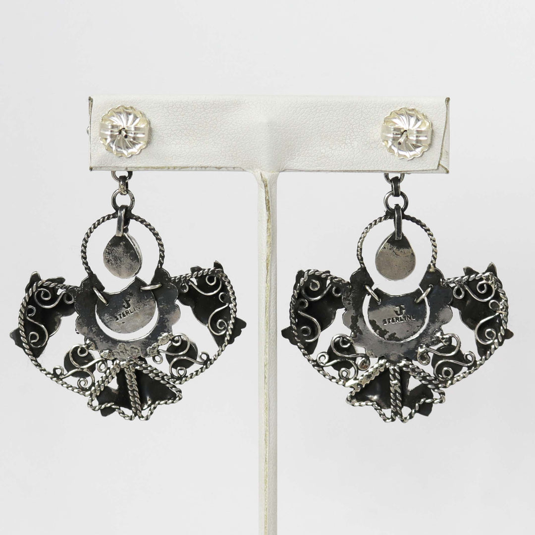 Turquoise Frida Kahlo Earrings