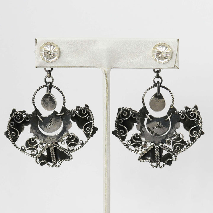 Turquoise Frida Kahlo Earrings