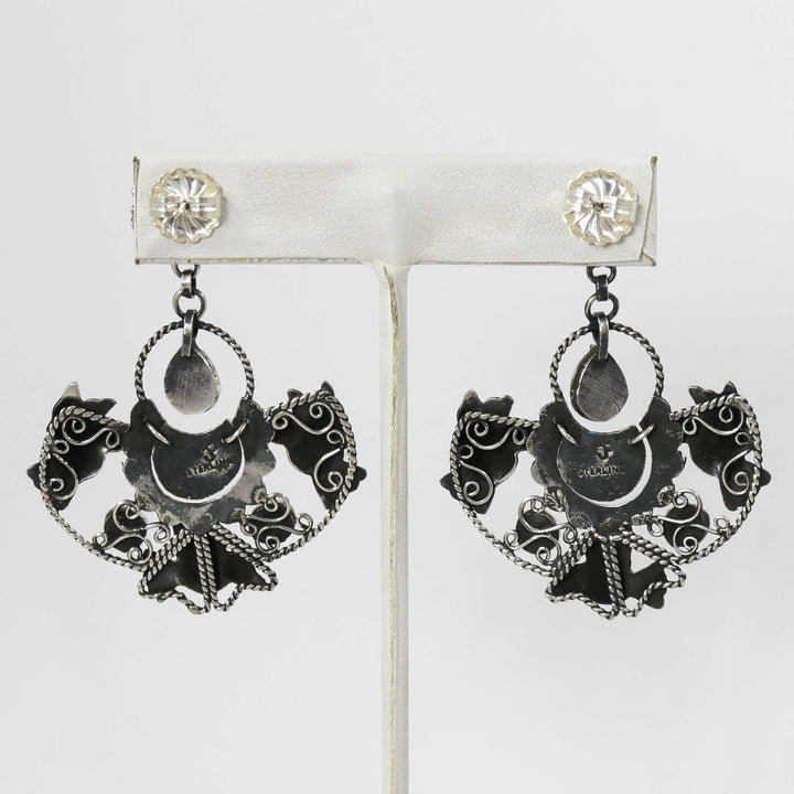 Turquoise Frida Kahlo Earrings