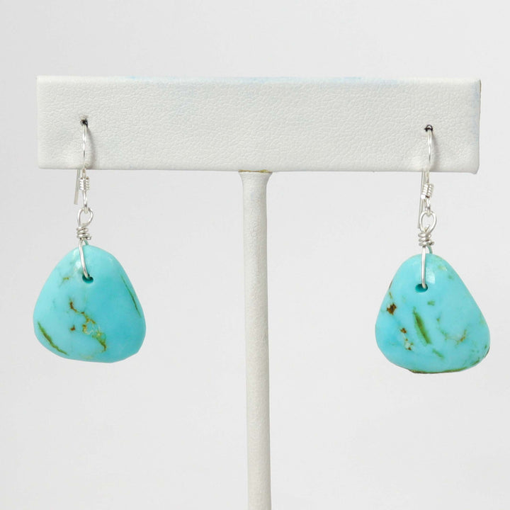 Turquoise Slab Earrings