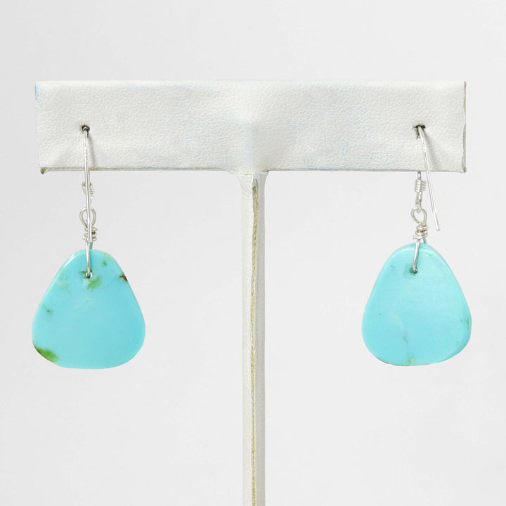 Turquoise Slab Earrings