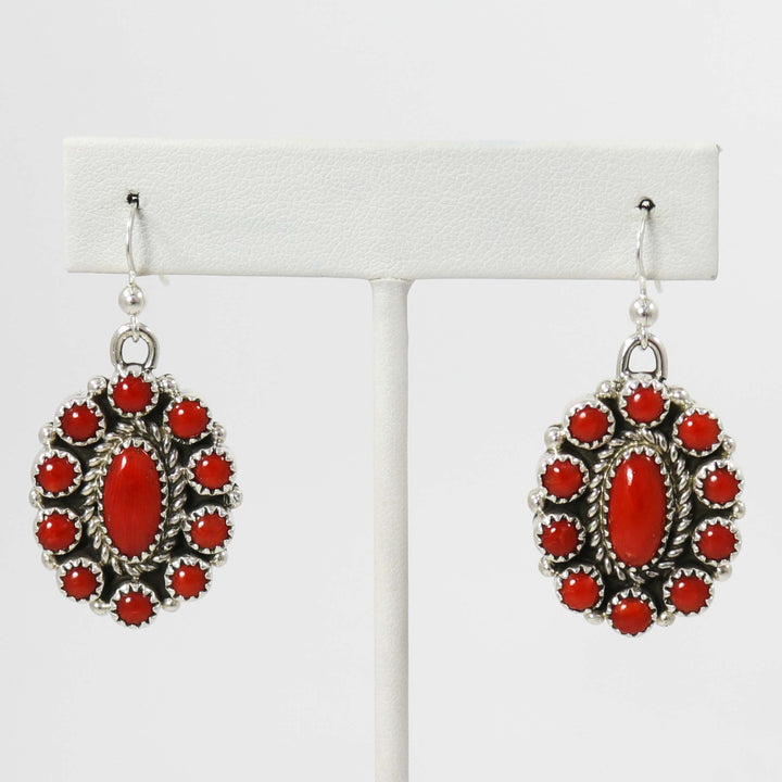 Coral Earrings
