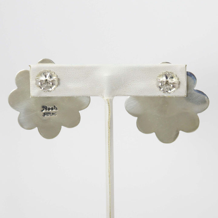 Multi-Stone Flower Earrings
