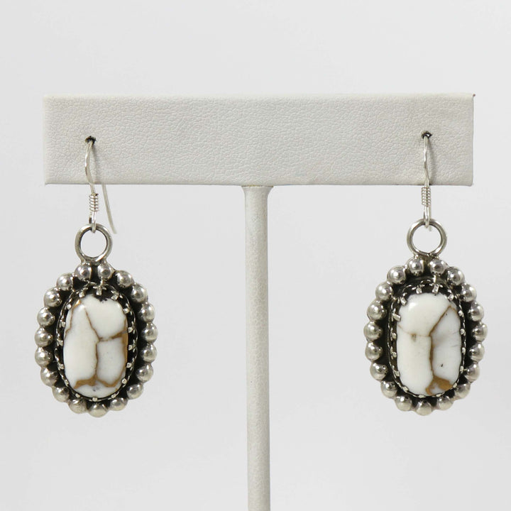 White Buffalo Earrings