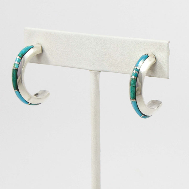 Inlay Hoop Earrings