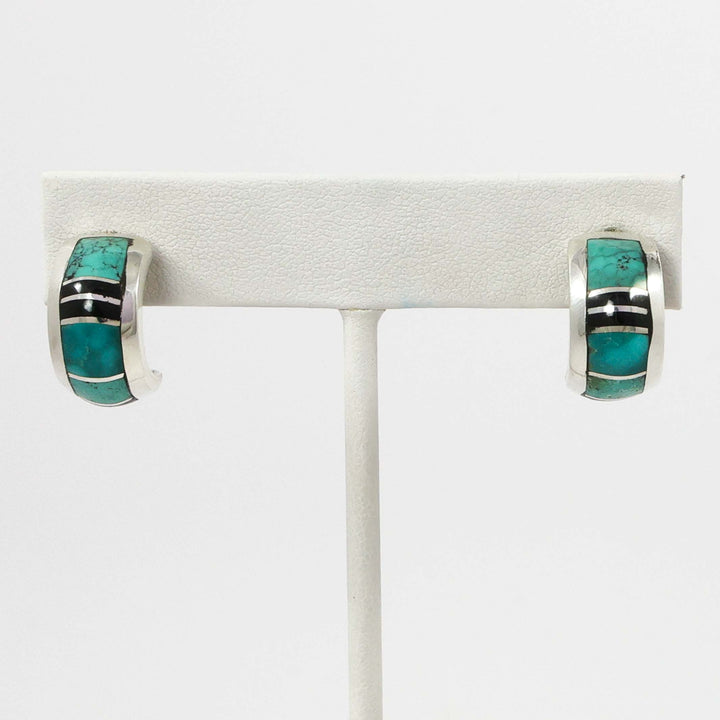 Inlay Hoop Earrings