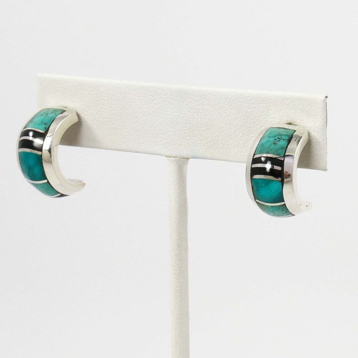 Inlay Hoop Earrings