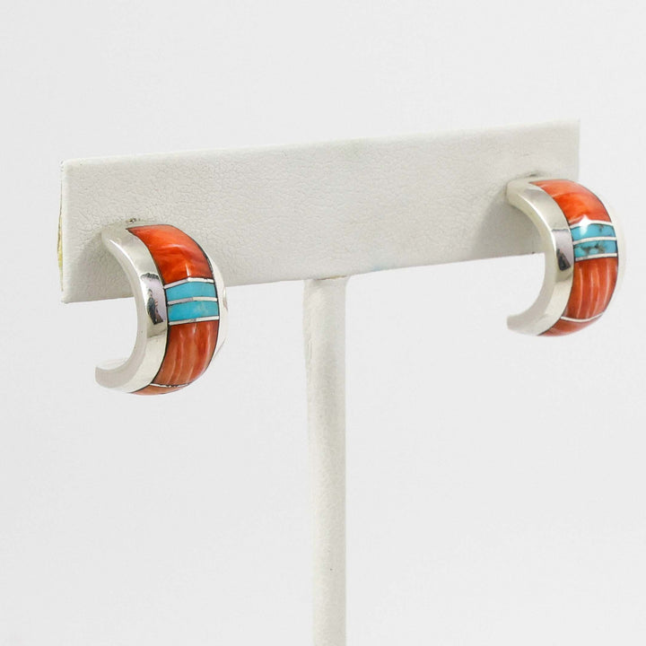 Inlay Hoop Earrings