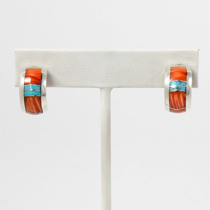 Inlay Hoop Earrings