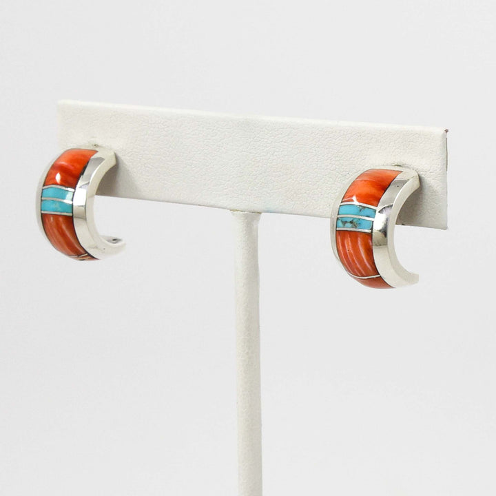 Inlay Hoop Earrings