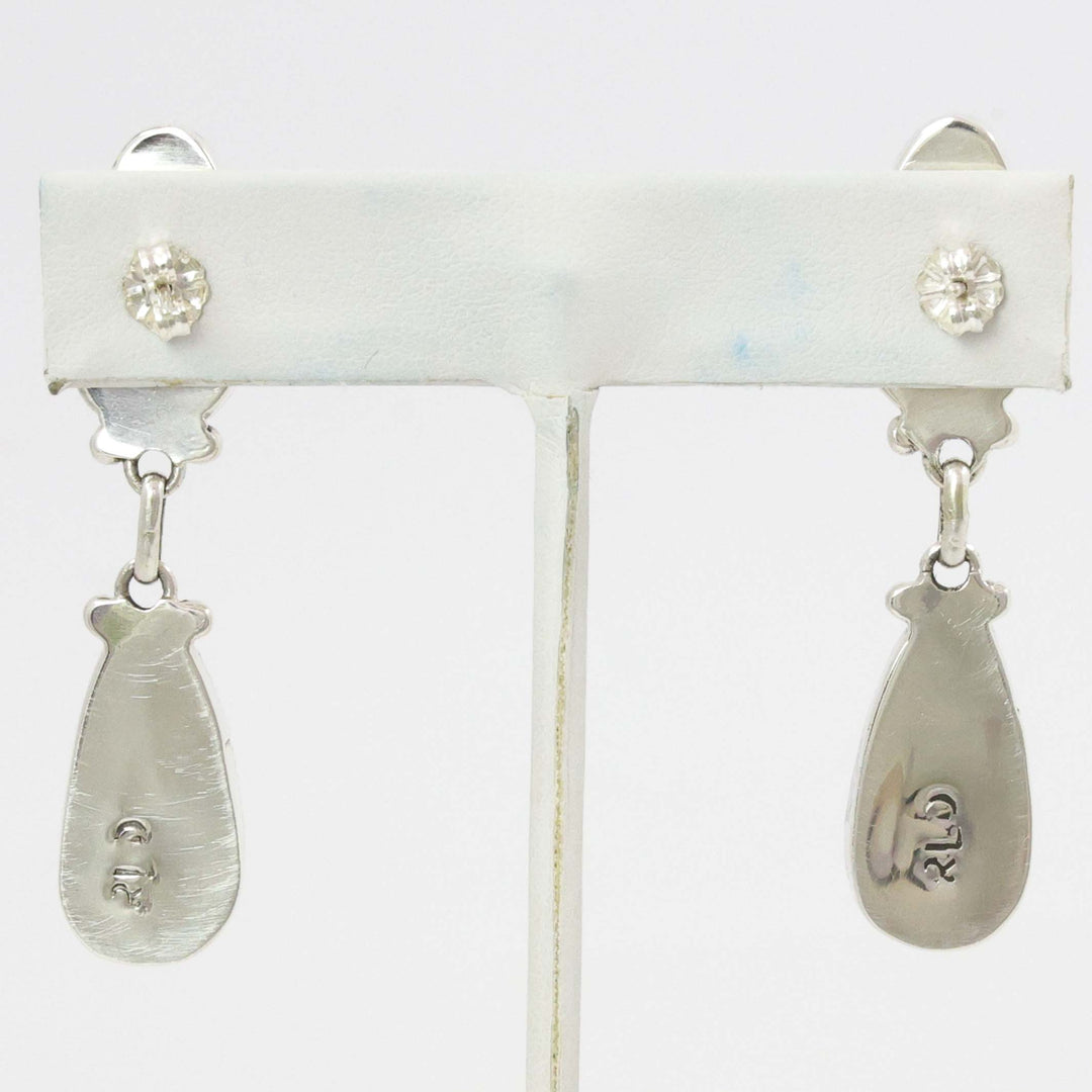 Pink Opal Earrings