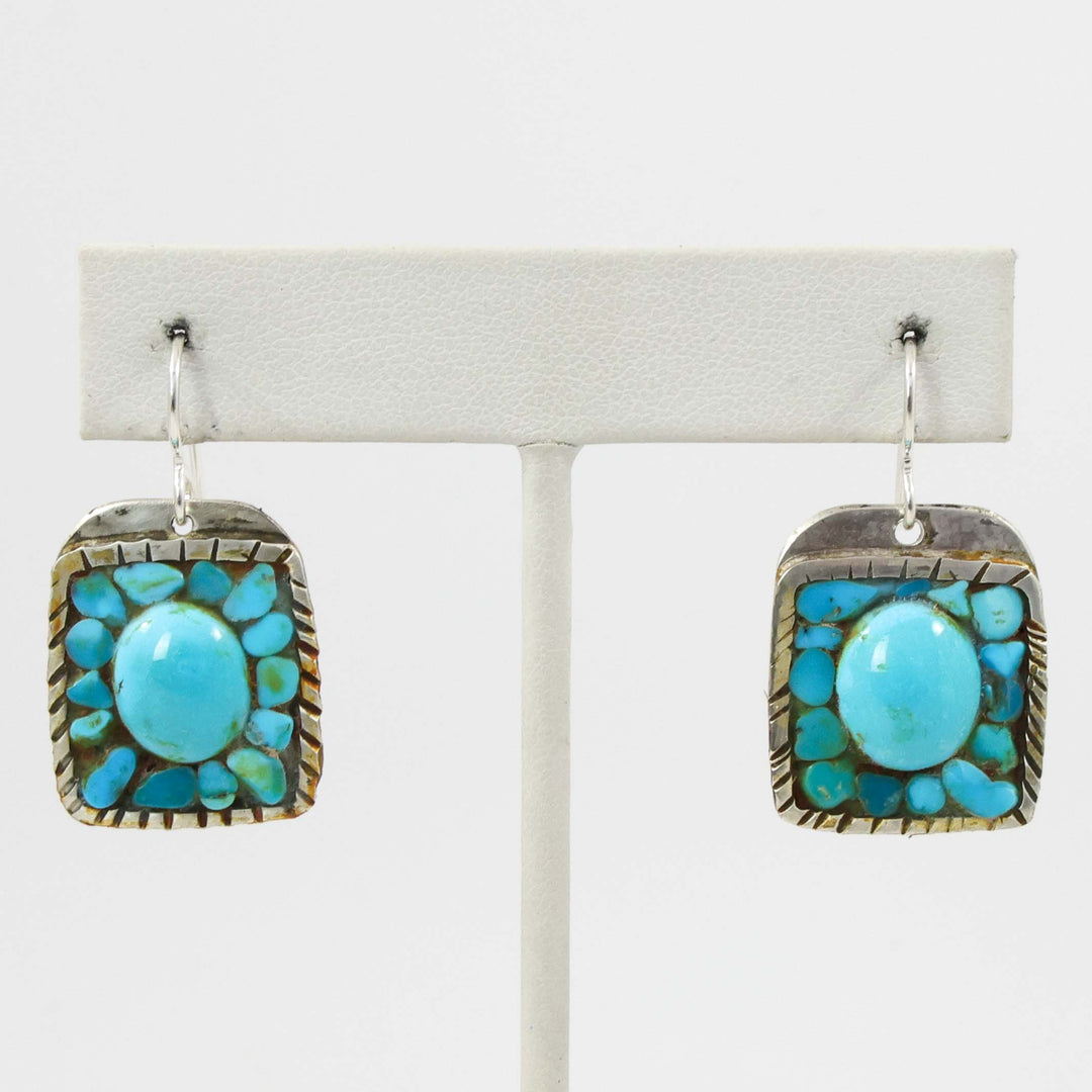 Turquoise Inlay Earrings