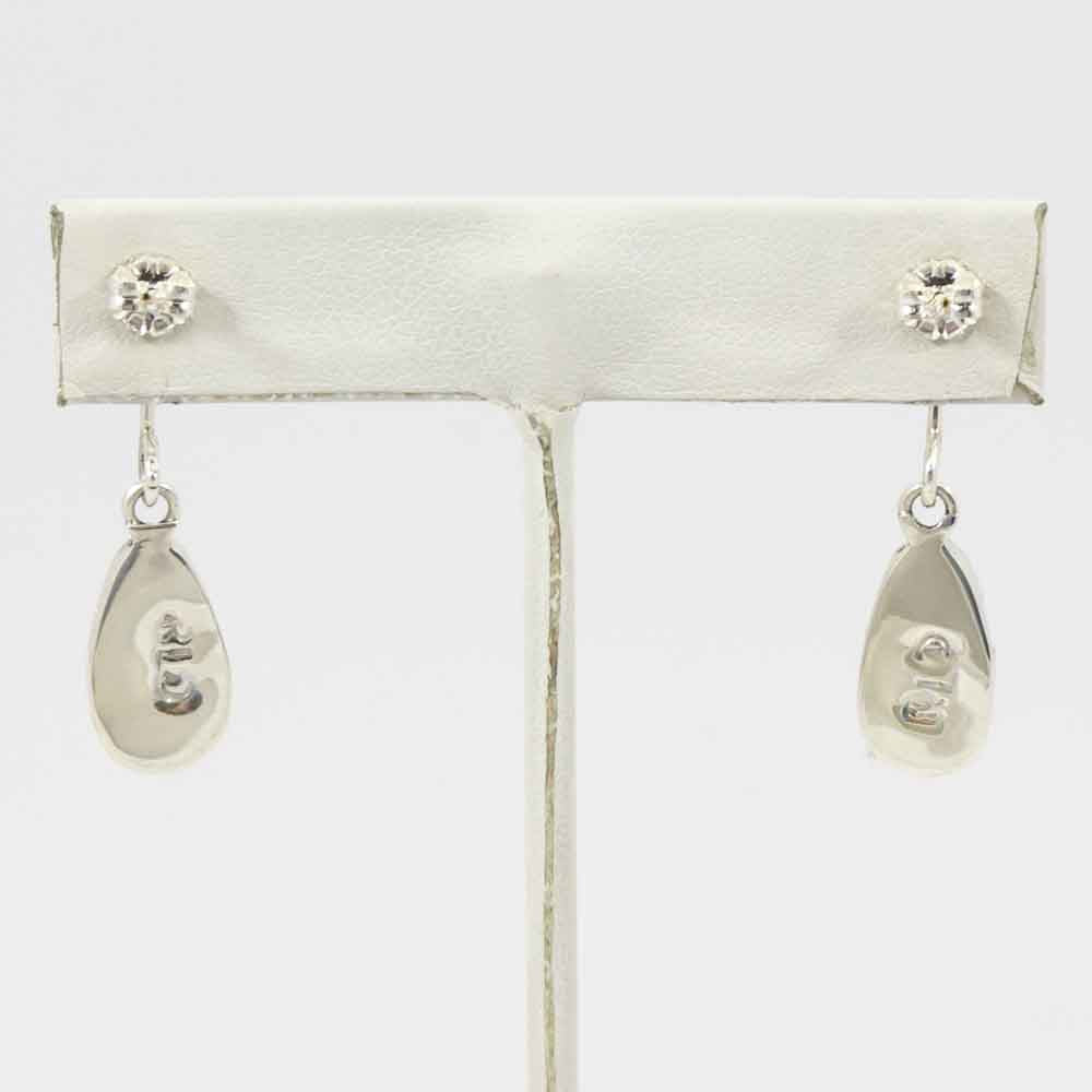 Denim Lapis Earrings