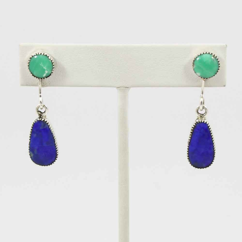 Variscite and Lapis Earrings