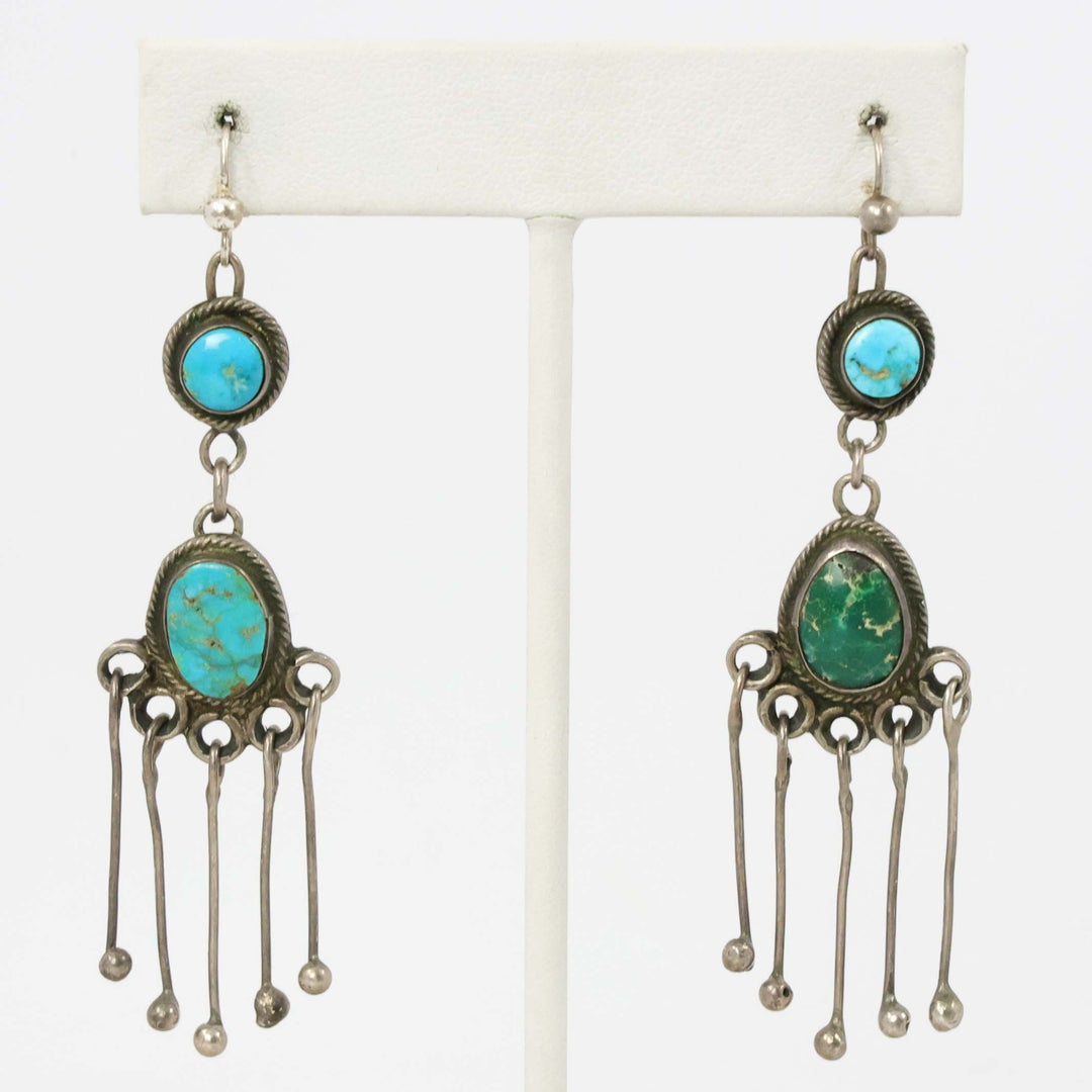 1940s Turquoise Earrings